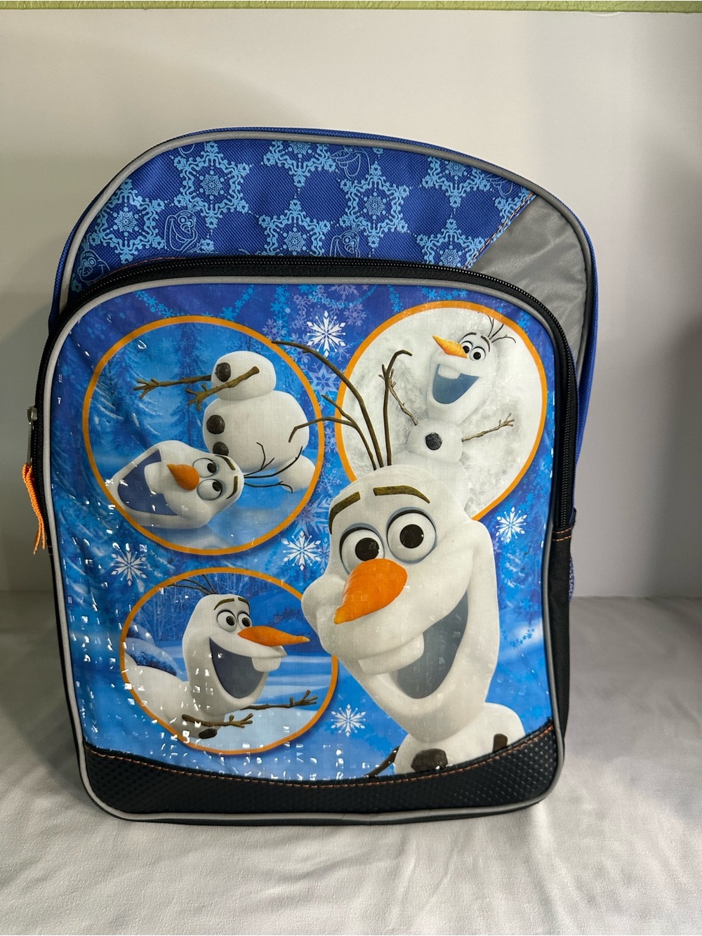 Olaf Kids Backpack - Blue Snowman Print